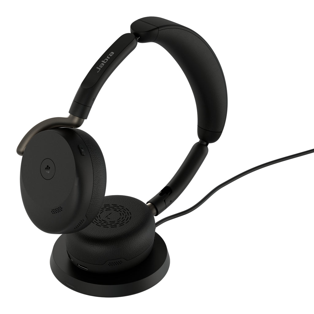 Jabra Evolve3 65 Flex Casque Sans fil Arceau Bureau/Centre d'appels USB Type-C Bluetooth Noir - vue 2