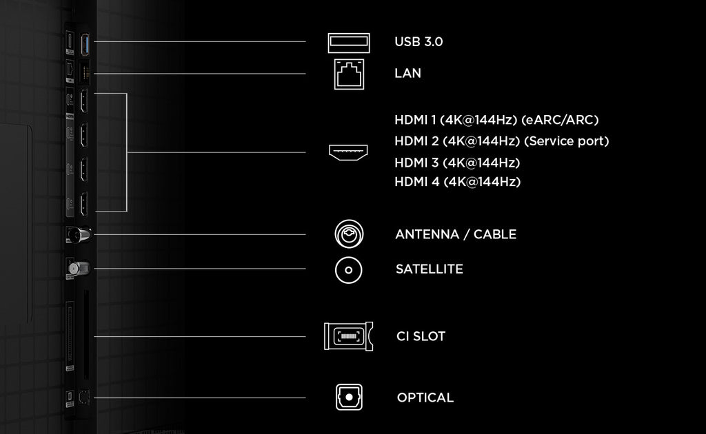 TCL C8L 65C8L TV 165,1 cm (65") 4K Ultra HD Smart TV Wifi Noir 6000 cd/m²