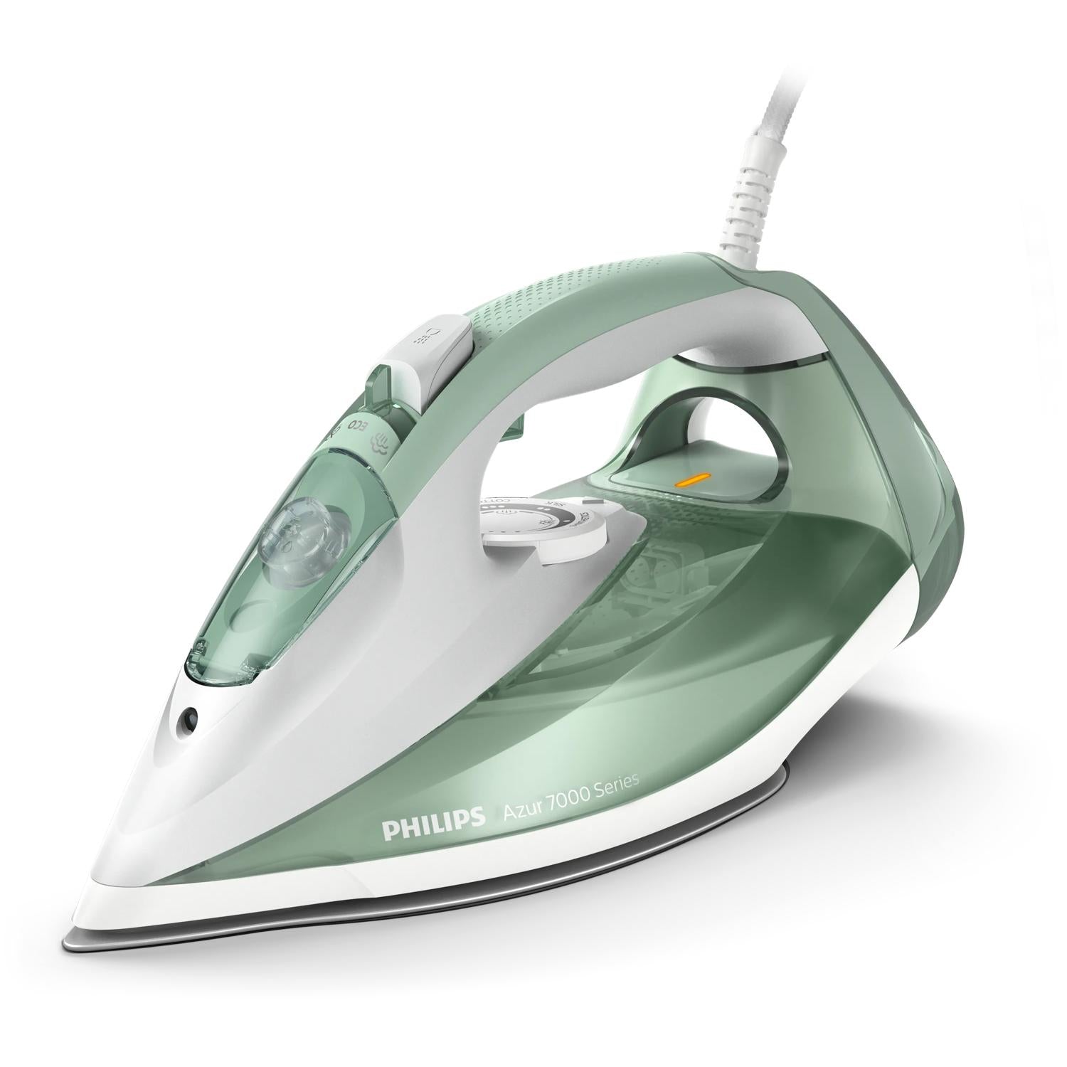 Philips 7000 series DST7012/70 fer à repasser Fer à vapeur Semelle SteamGlide Plus 2600 W Vert, Gris