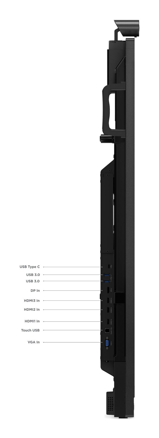 Lenovo ThinkVision T65 Écran Tactile 65" 4K Ultra HD LED Noir