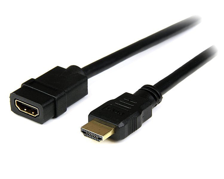 StarTech.com Rallonge HDMI 2m - Câble HDMI Mâle vers Femelle - Rallonge de Câble HDMI 4K - Câble HDMI UHD 4K 30Hz avec Ethernet M/F - Câble HDMI 1.4 Haut Débit - Rallonge de Cordon HDMI