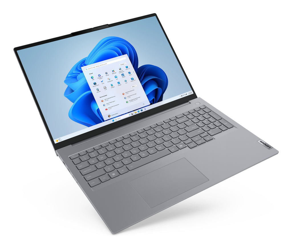 Lenovo ThinkBook 16 G8 IAL Intel Core Ultra 9 185H Ordinateur portable 40,6 cm (16") WUXGA 16 Go DDR5-SDRAM 512 Go SSD Wi-Fi 6E (802.11ax) Windows 11 Pro Allemand Gris
