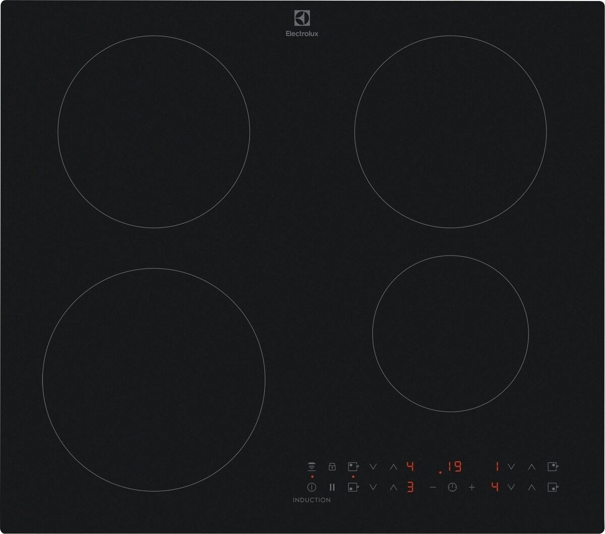 Electrolux EIT60433CT Noir Intégré 60 cm Plaque avec zone à induction 4 zone(s)