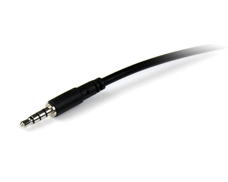 StarTech.com Câble d'extension de casque TRRS 4 positions 3,5 mm 1 m - M/F