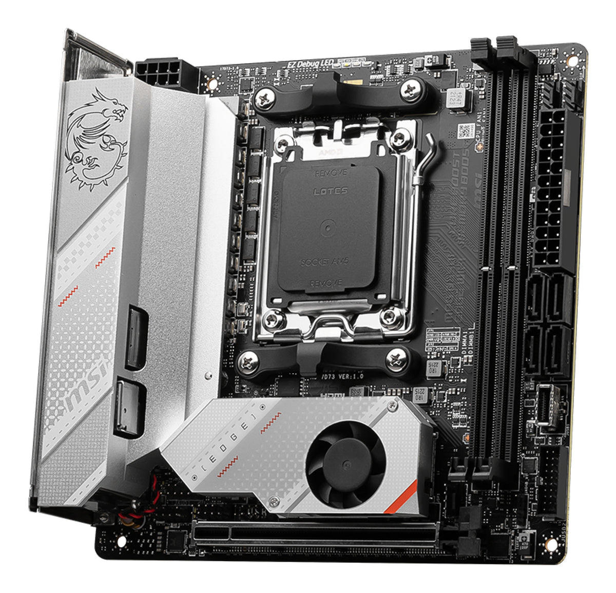 MSI MPG B650I EDGE WIFI carte mère AMD B650 Emplacement AM5 mini ITX
