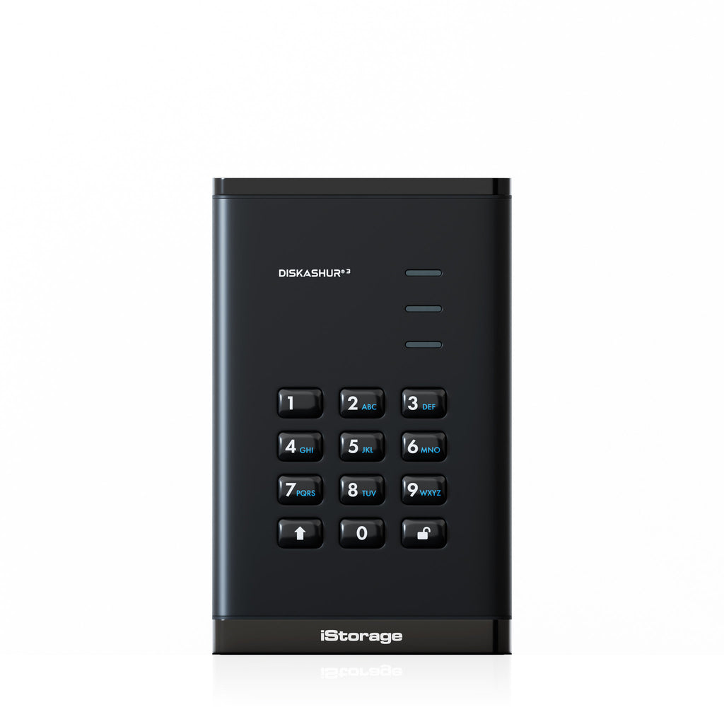 iStorage diskAshur3 HDD 256-bit 500GB - Black