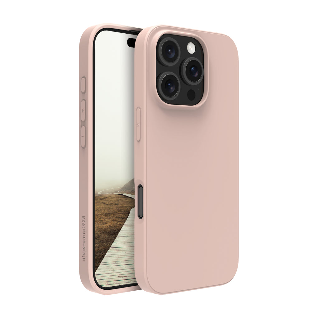 dbramante1928 Greenland Coque de Protection pour iPhone 16 Pro 6.3", Rose