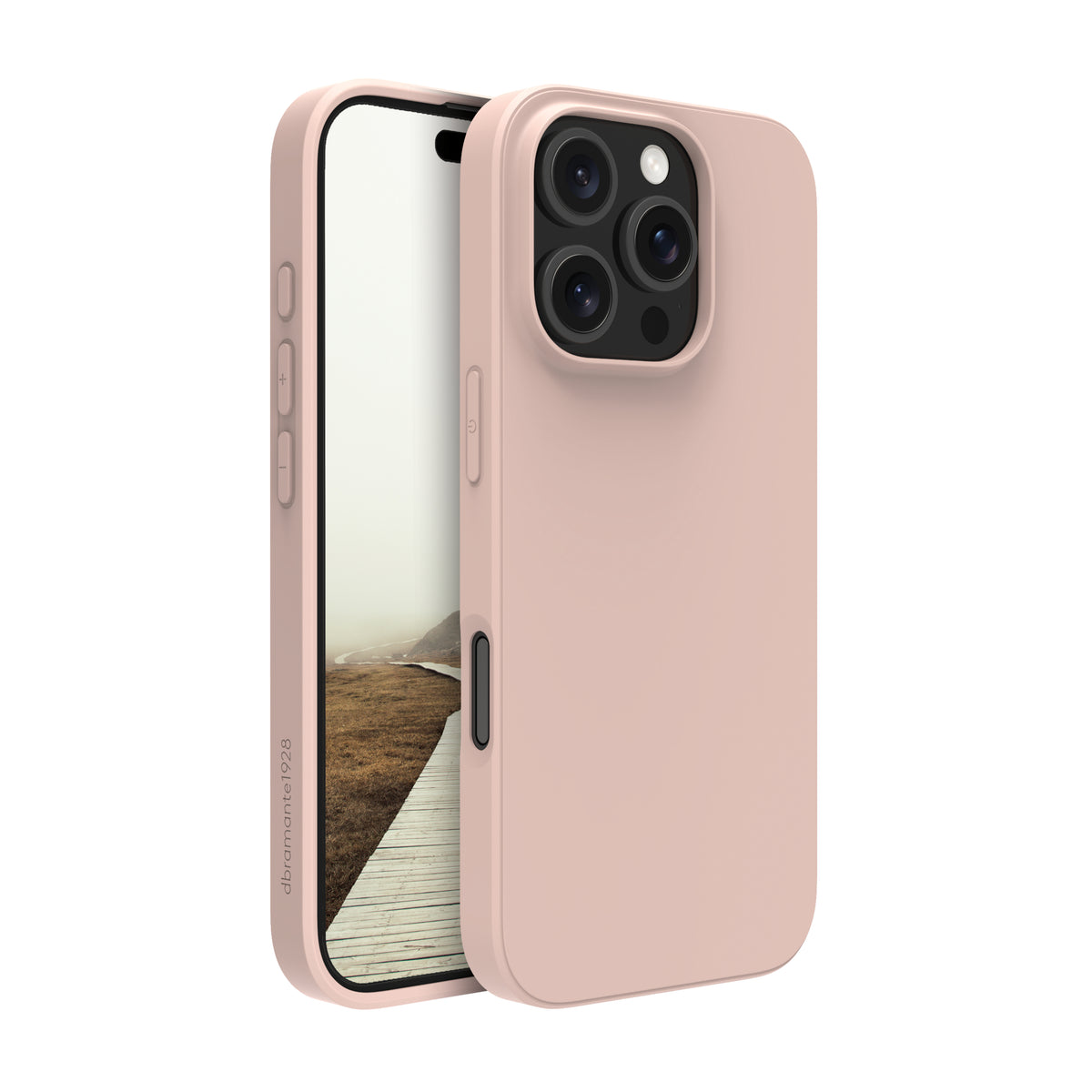 dbramante1928 Greenland Coque de Protection pour iPhone 16 Pro 6.3", Rose
