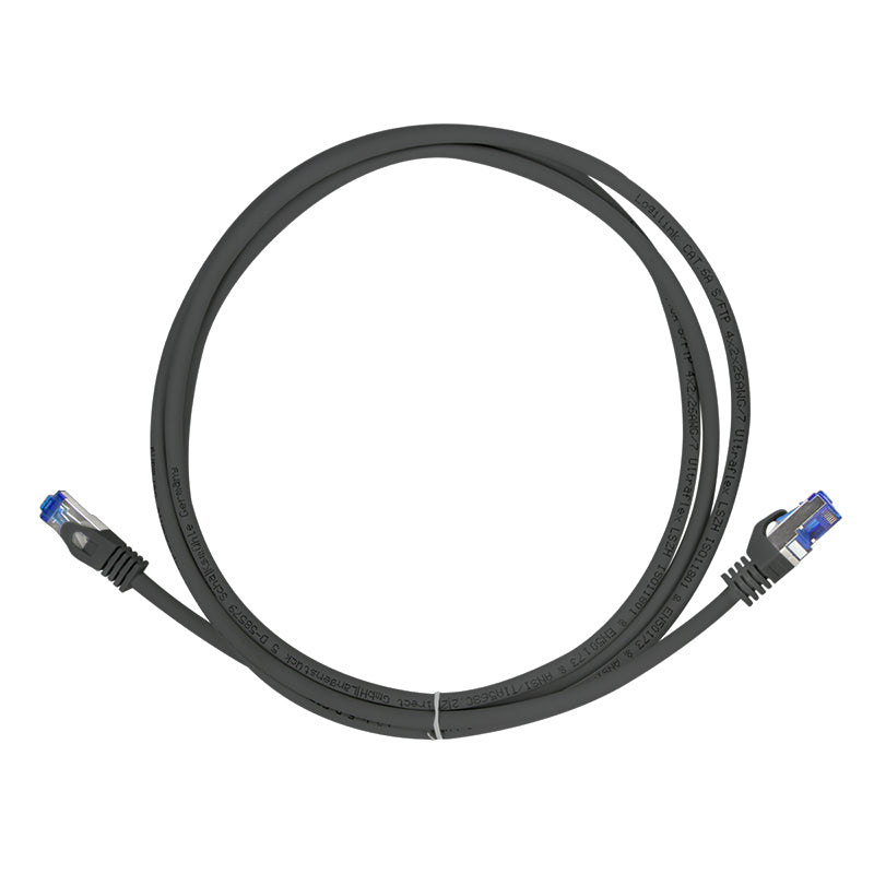 LogiLink C6A053S Câble Réseau Cat6a S/FTP Noir 2m RJ45
