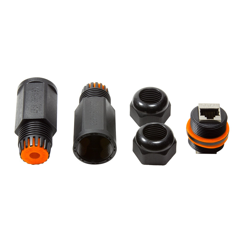 LogiLink NP0081 connecteur de fils 2x RJ45 Noir - vue 3