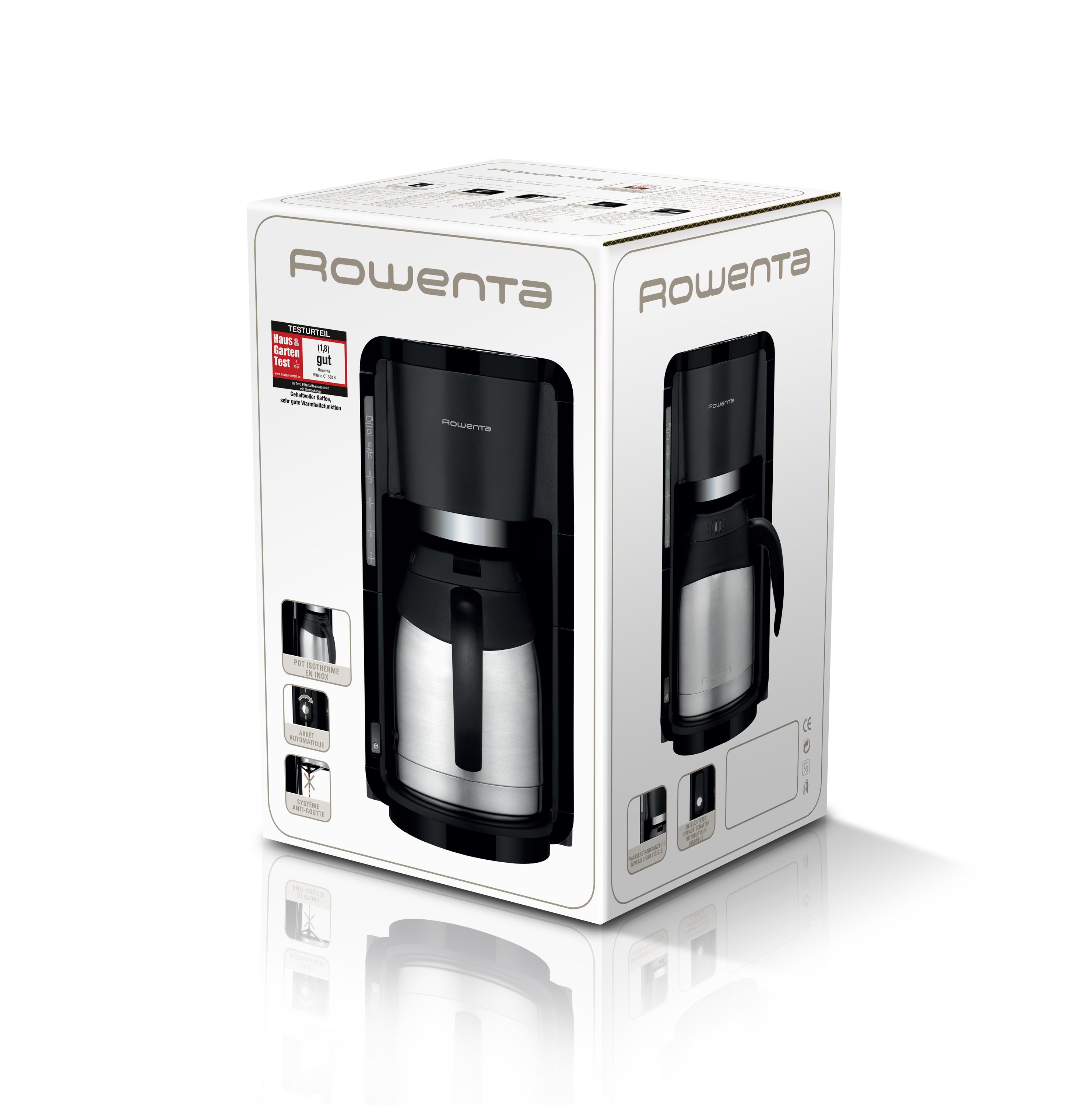 Rowenta CT3818 Semi-automatique Machine à café filtre