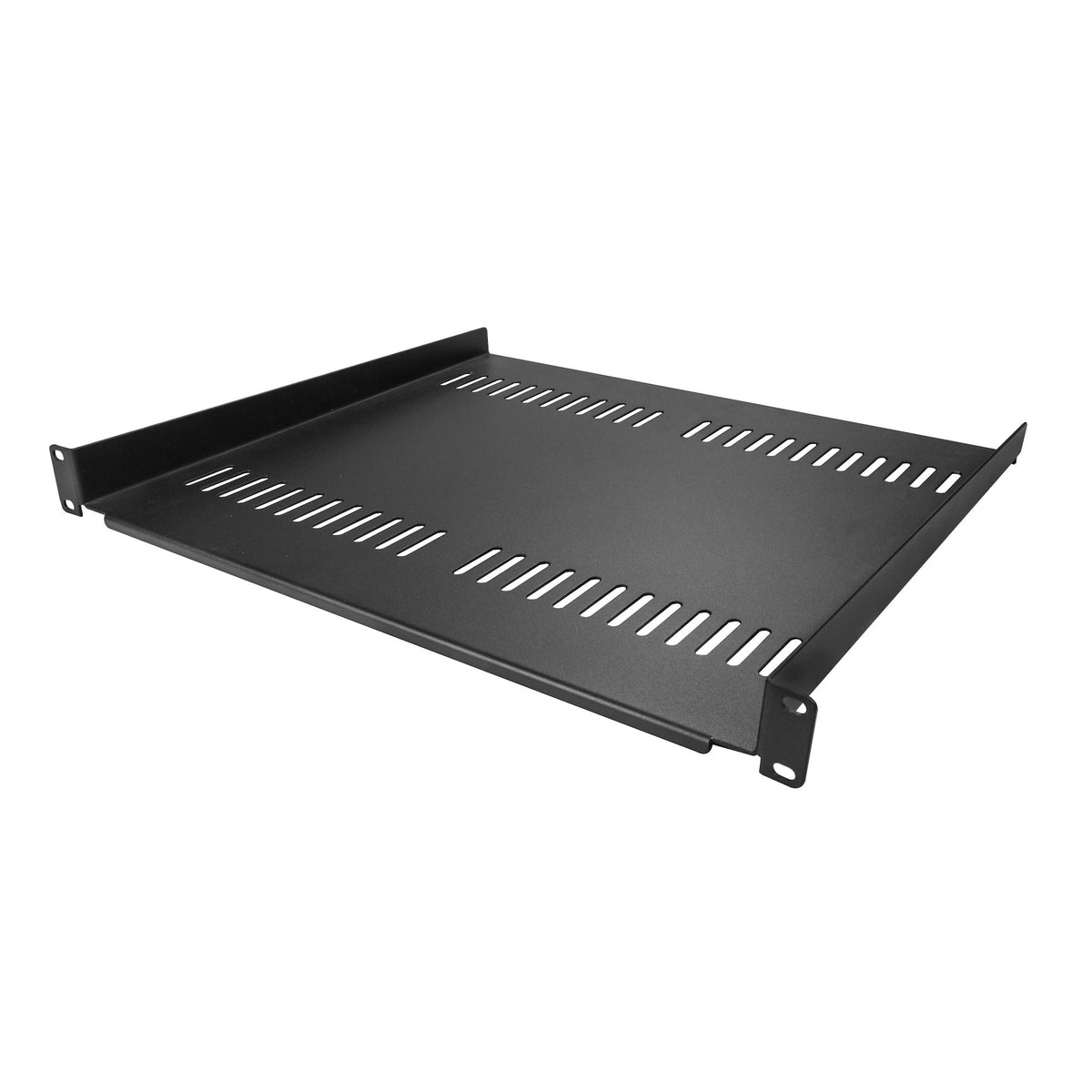 StarTech.com Étagère pour Rack Serveur 1U, Plateau Cantilever Universel Ventilé 19", Acier, Capacité 20kg, Profondeur 40