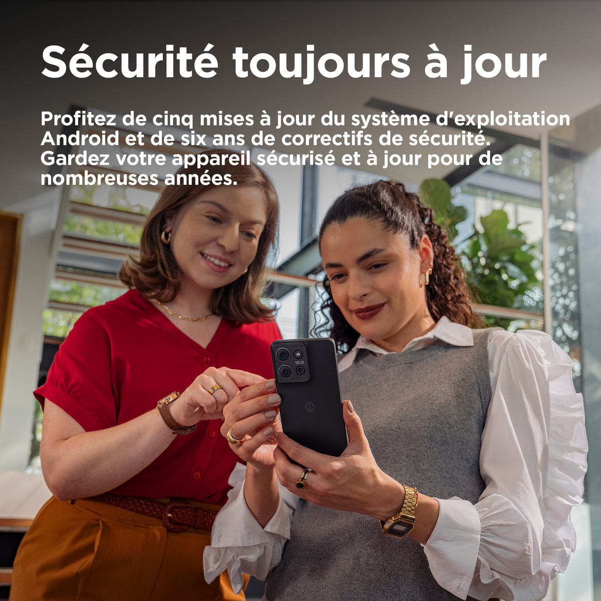 Motorola moto G75 5G 17,2 cm (6.78") Double SIM hybride Android 14 USB Type-C 8 Go 256 Go 5000 mAh Gris - vue 6
