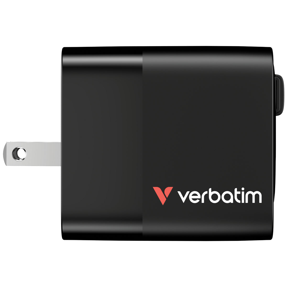 Verbatim Chargeur GaN 65W Universel, Charge Rapide, Secteur, Noir