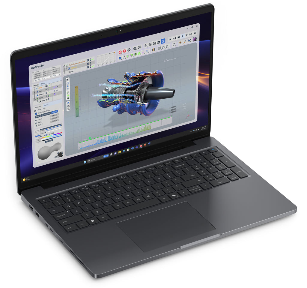DELL Pro Precision 5 16 PW516261 Copilot+ PC Intel Core Ultra 7 366H Ordinateur portable 40,6 cm (16") Full HD+ 32 Go LPDDR5x-SDRAM 1 To SSD NVIDIA RTX PRO 2000 Blackwell Wi-Fi 7 (802.11be) Windows 11 Pro Noir Nordique - vue 2