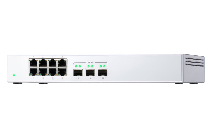 QNAP QSW-308S commutateur réseau Non-géré Gigabit Ethernet (10/100/1000) Blanc