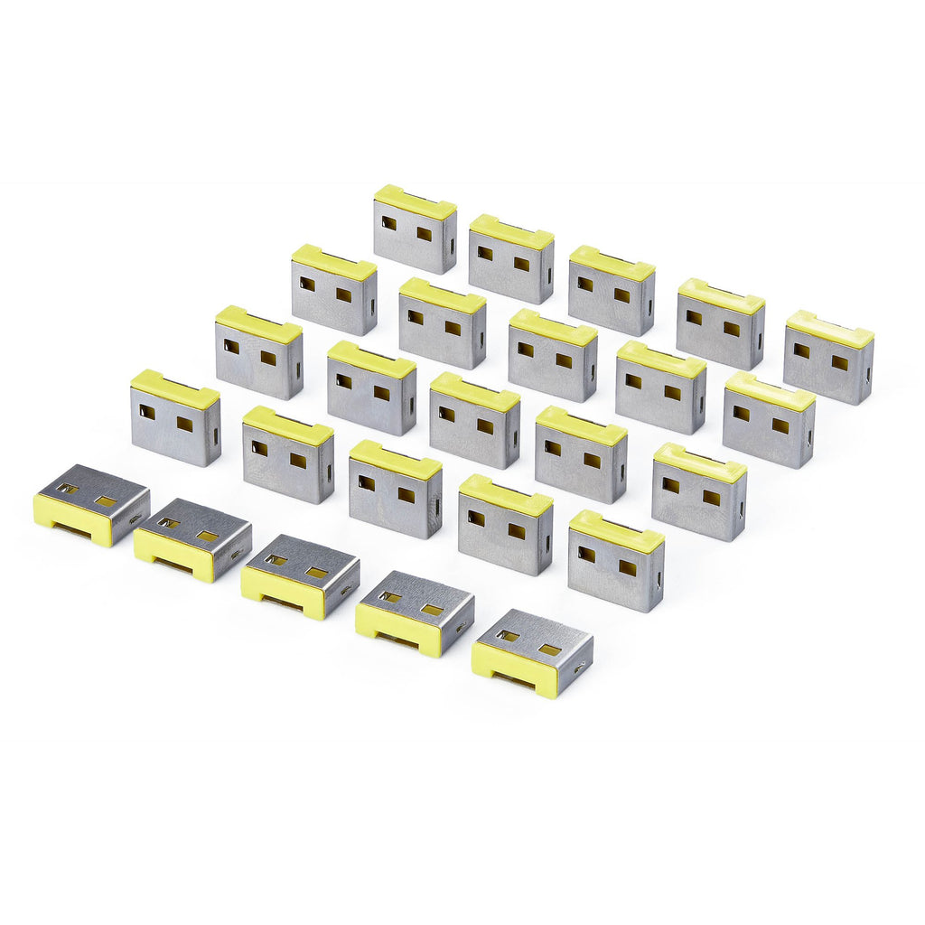 StarTech.com Bouchons de Remplacement pour Bloqueur de Port USB-A, Lot de 25, Inserts Verrouillables USB-A-PORT-BLOCKER