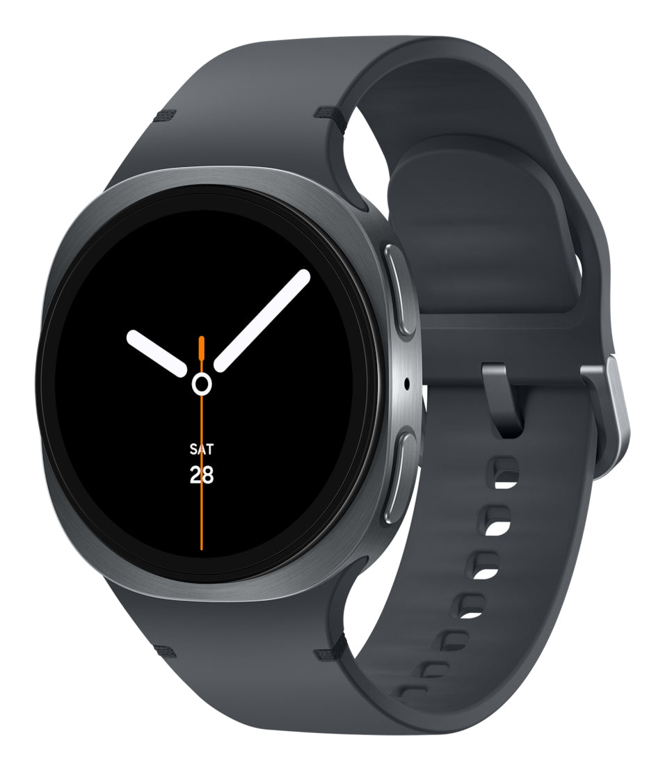 Samsung Galaxy Watch 8 3,3 cm (1.3") AMOLED 40 mm Numérique 438 x 438 pixels Écran tactile 4G Graphite Wifi GPS (satellite)