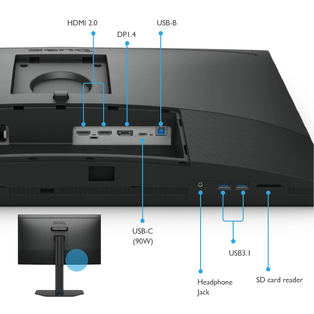 BenQ SW272QN - vue 6