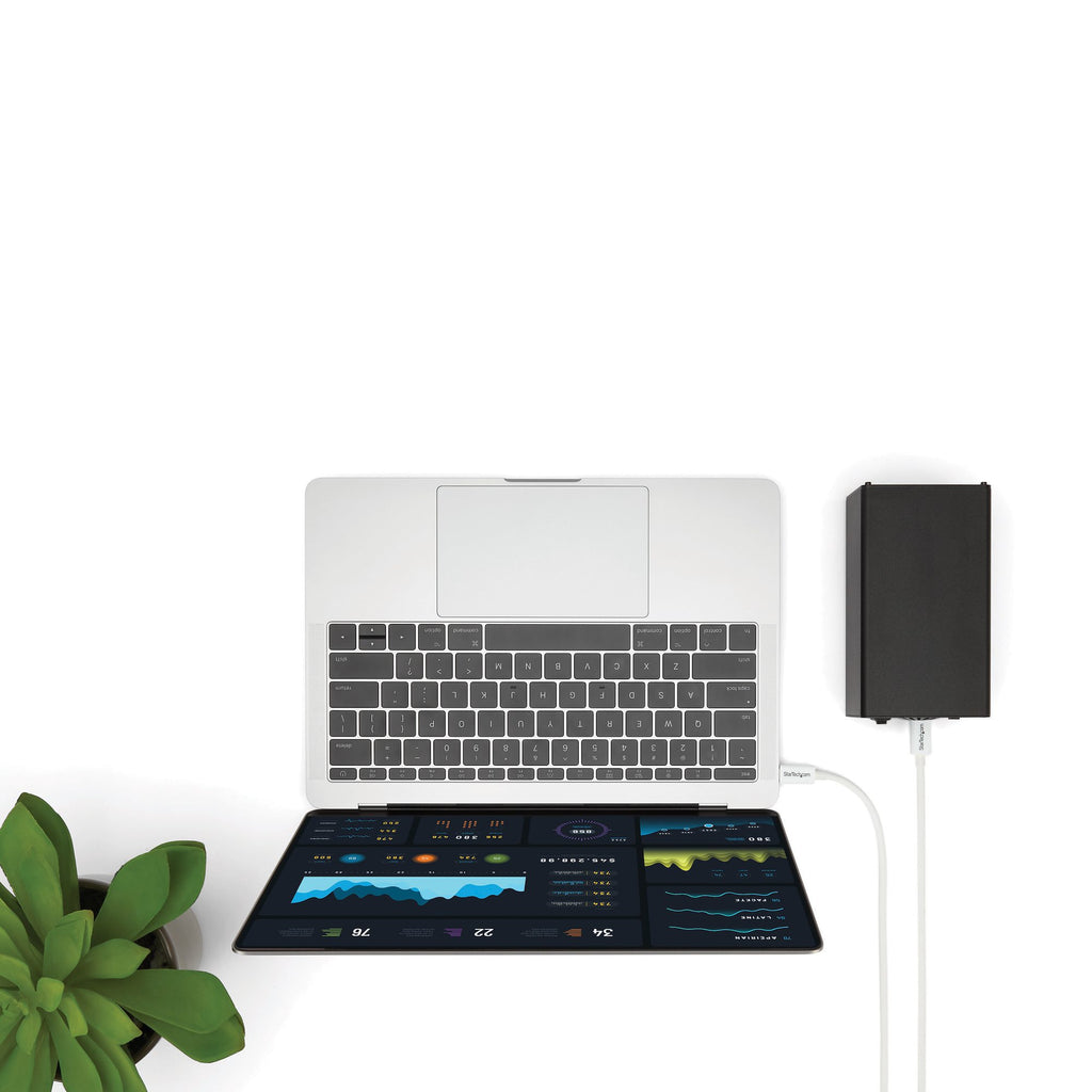 StarTech.com Câble Thunderbolt 3 1 m 20 Gb/s Blanc