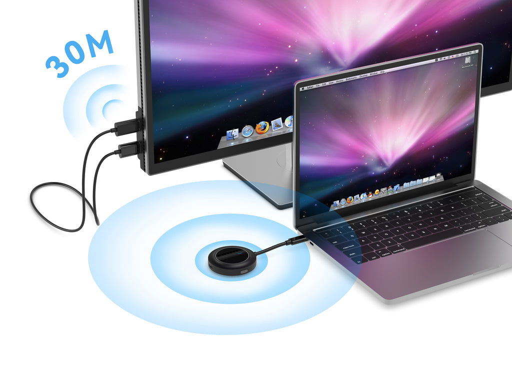 Conceptronic ATHERIC01B adaptateur d'affichage sans fil HDMI/USB Full HD Clé logicielle