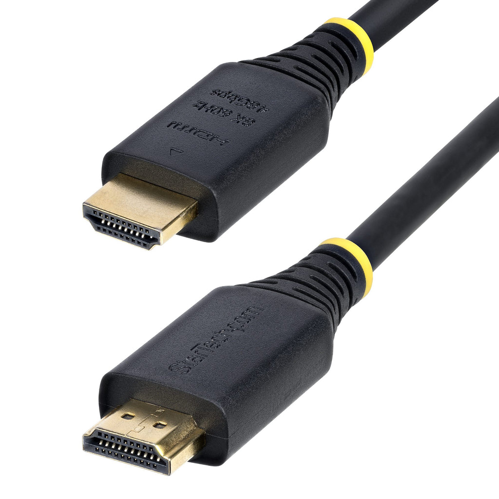 StarTech.com Câble HDMI 2.1 Ultra Haut Débit 8K 60Hz / 4K 120Hz, 48 Gbps, HDR10+, eARC, 50cm