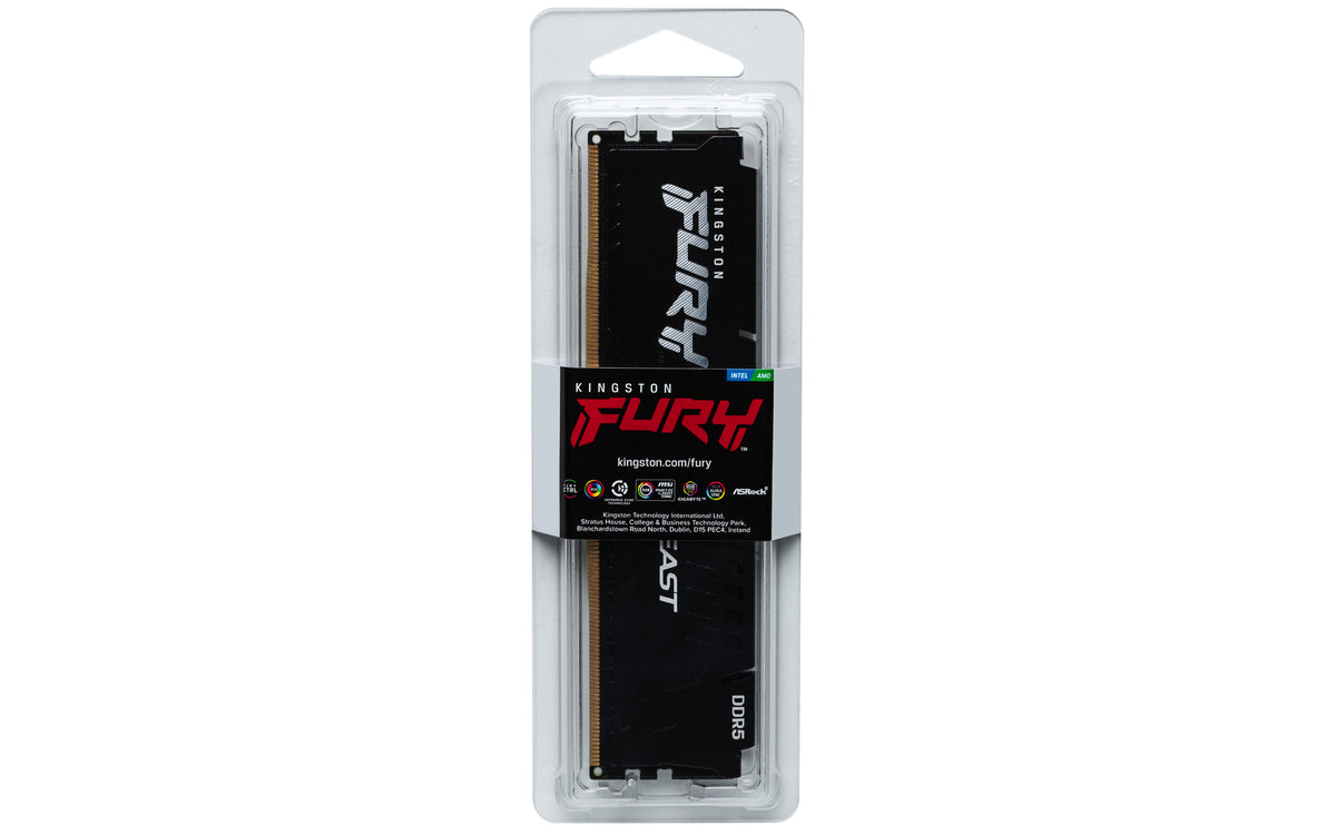 Kingston Technology FURY Beast 8 Go 5200 MT/s DDR5 CL40 DIMM Black