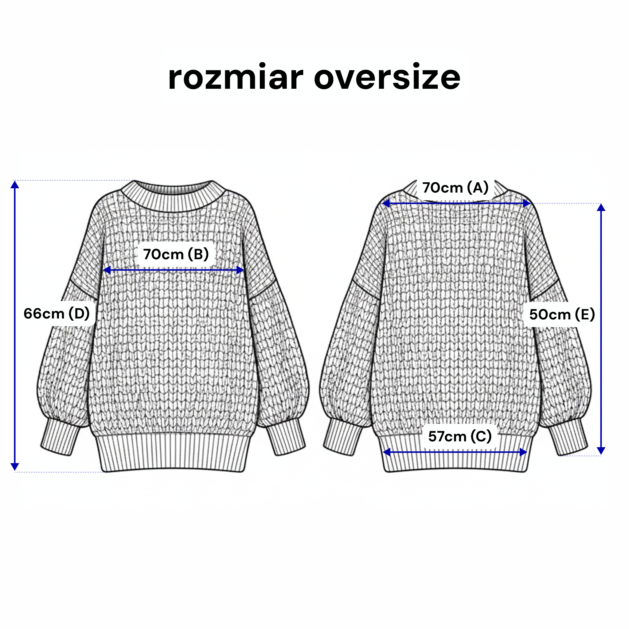Pull oversize doux à grosses mailles CLOUD