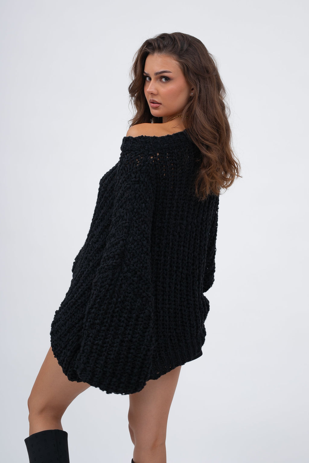 Pull oversize doux à grosses mailles CLOUD