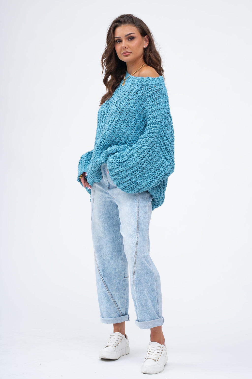 Pull oversize doux à grosses mailles CLOUD