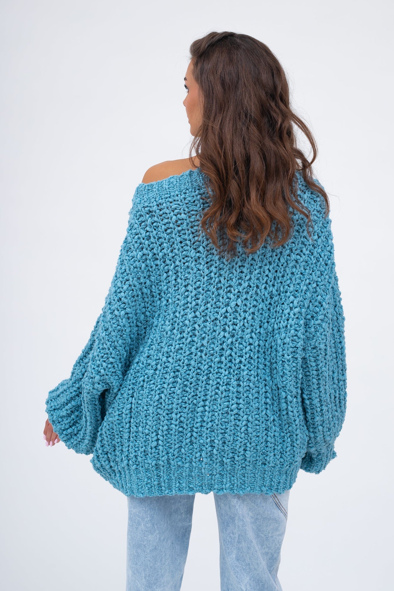 Pull oversize doux à grosses mailles CLOUD