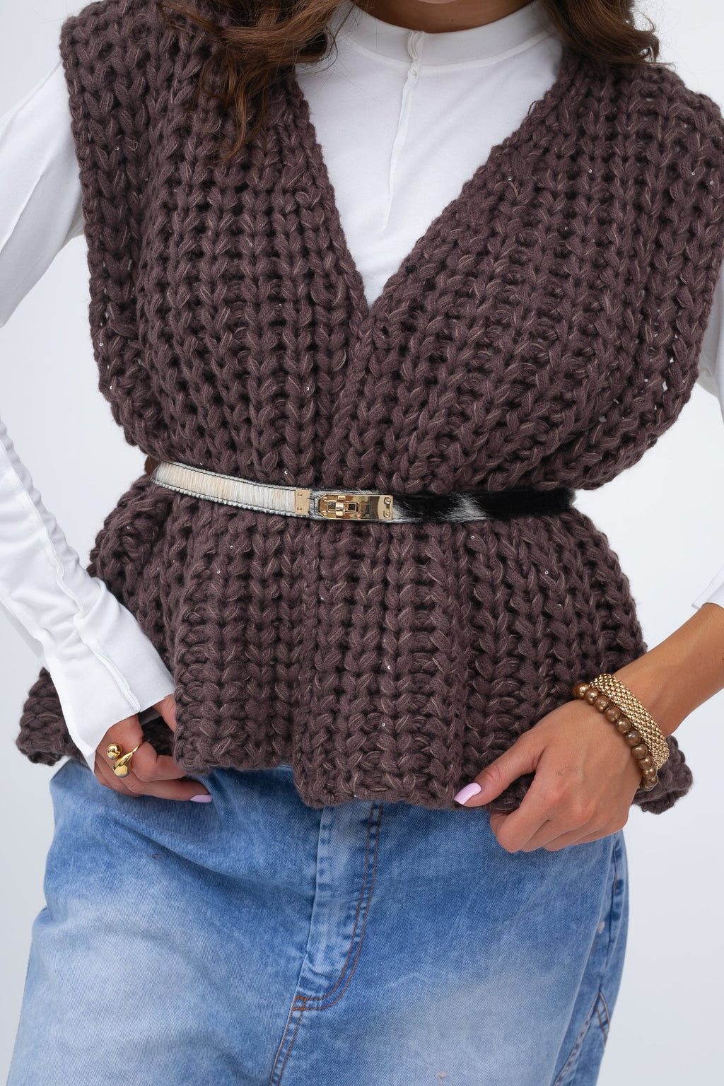 Cardigan douillet à grosses mailles COZY