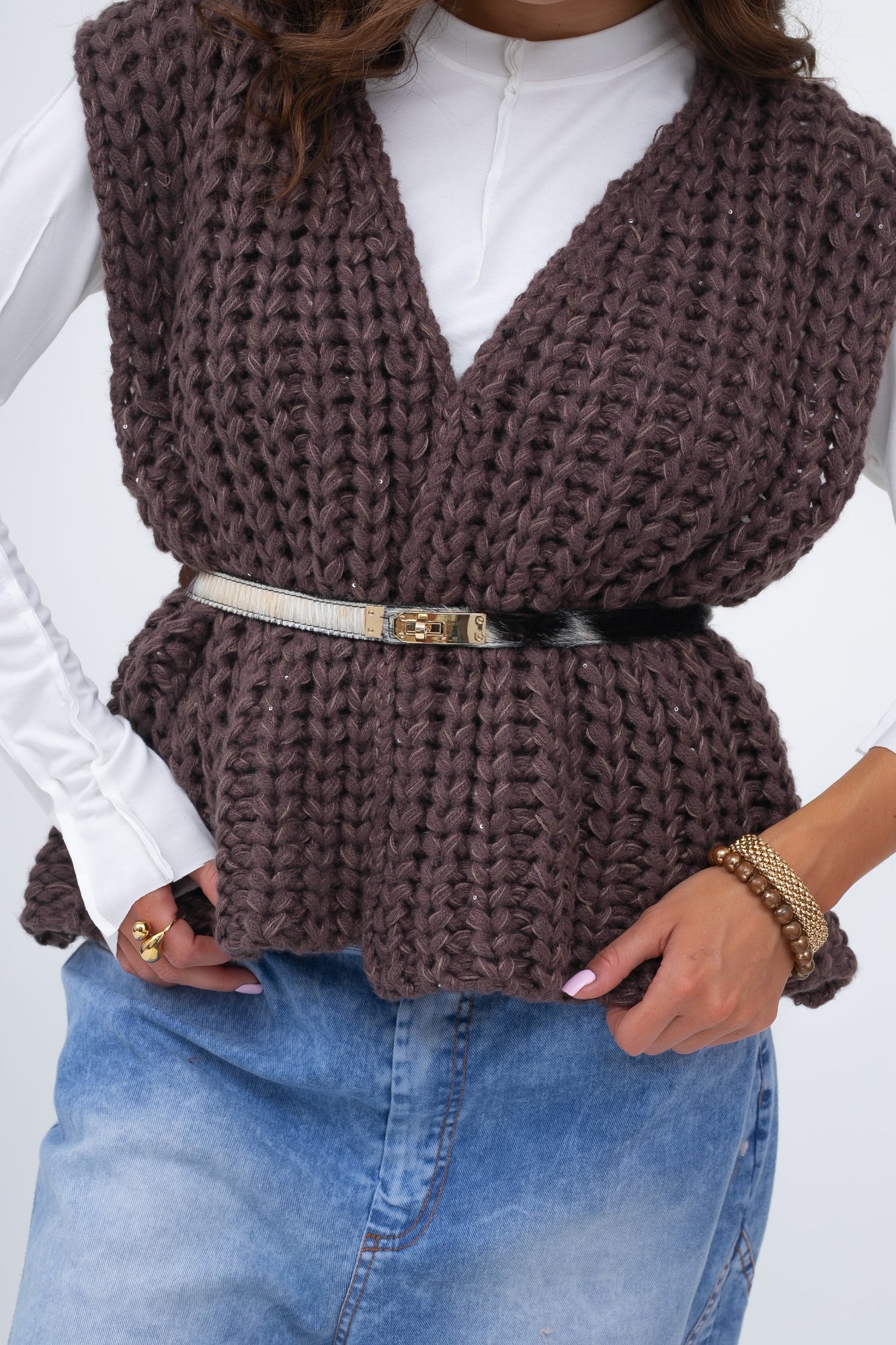 Cardigan douillet à grosses mailles COZY