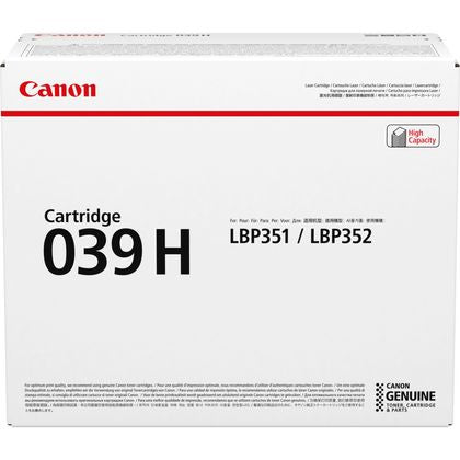 Canon 039 H Sort 25000 sider Toner 0288C002