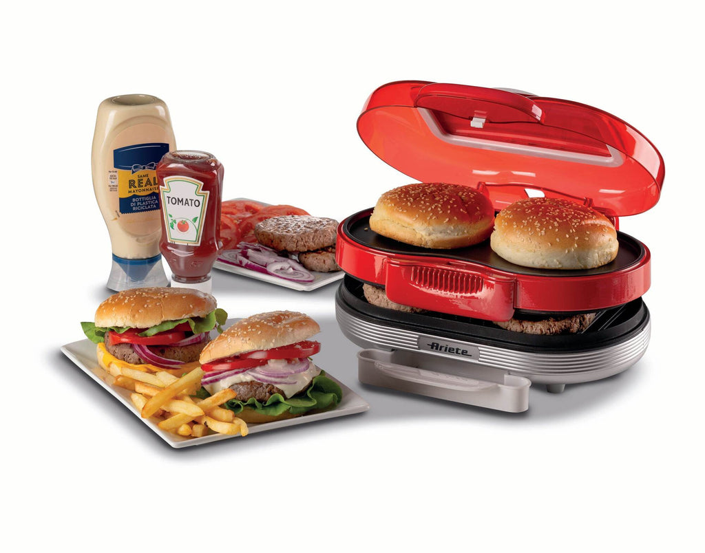 Ariete Party Time 0205 Burgermaskine 1.2kW Rød - vue 5