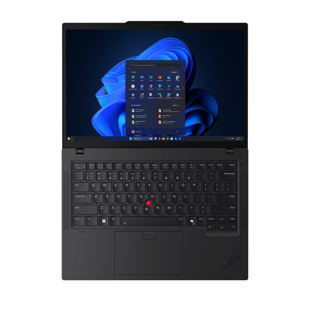 Lenovo ThinkPad T14 Gen 6 (Intel) Copilot+ PC Intel Core Ultra 7 258V Ordinateur portable 35,6 cm (14") WUXGA 32 Go LPDDR5x-SDRAM 512 Go SSD Wi-Fi 7 (802.11be) Windows 11 Pro Nordique Noir
