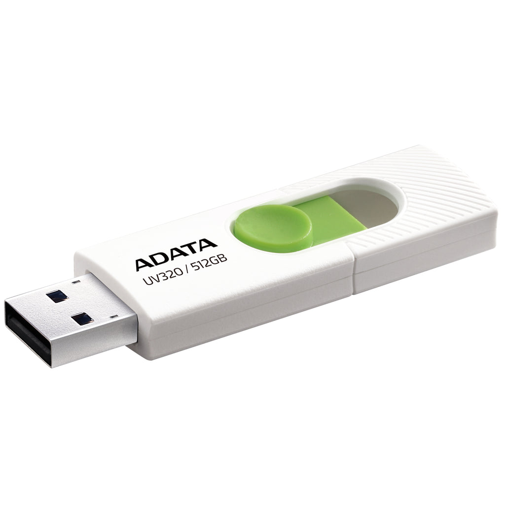 ADATA UV320 lecteur USB flash 512 Go USB Type-A 3.2 Gen 1 (3.1 Gen 1) Vert, Blanc