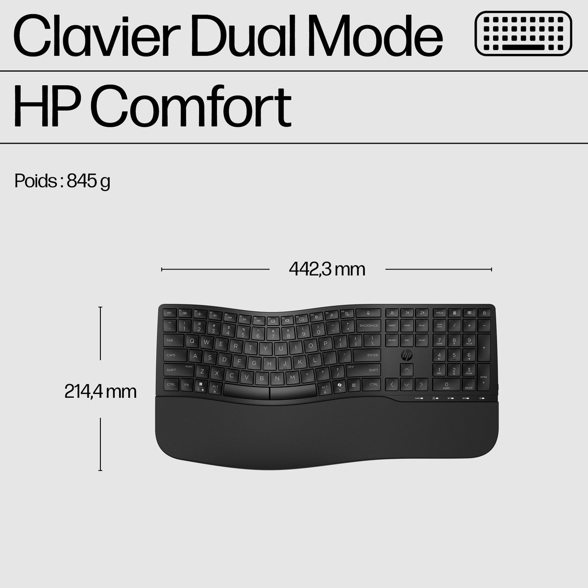 HP Ensemble clavier et souris double mode 680 Comfort - vue 3