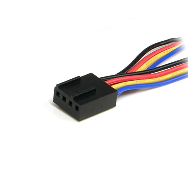 StarTech.com Câble Répartiteur d'Alimentation pour Ventilateurs 4 Broches PWM, 31 cm, Femelle vers Mâle