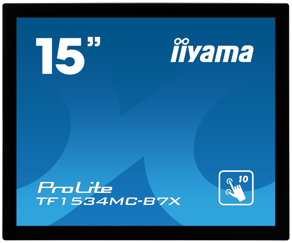 iiyama TF1534MC-B7X Écran Tactile 15" XGA LED Multi-utilisateur, Noir