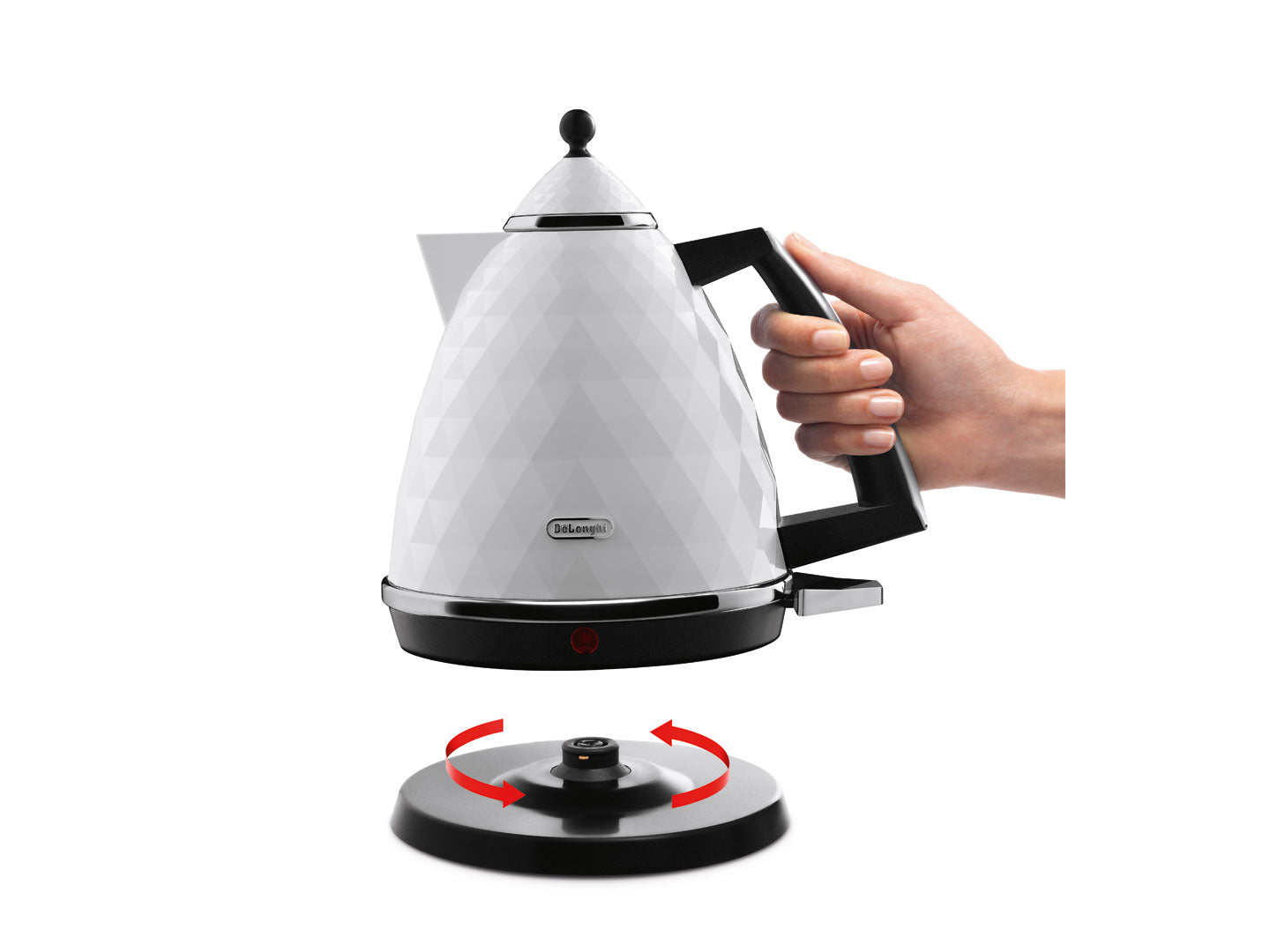 De’Longhi Brillante KBJ 2001.W bouilloire 1,7 L 2000 W Blanc
