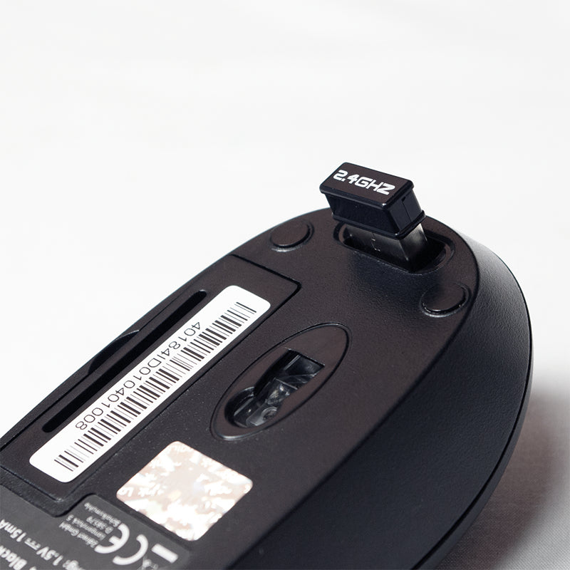 LogiLink ID0104 clavier Souris incluse Bureau RF sans fil QWERTZ Noir