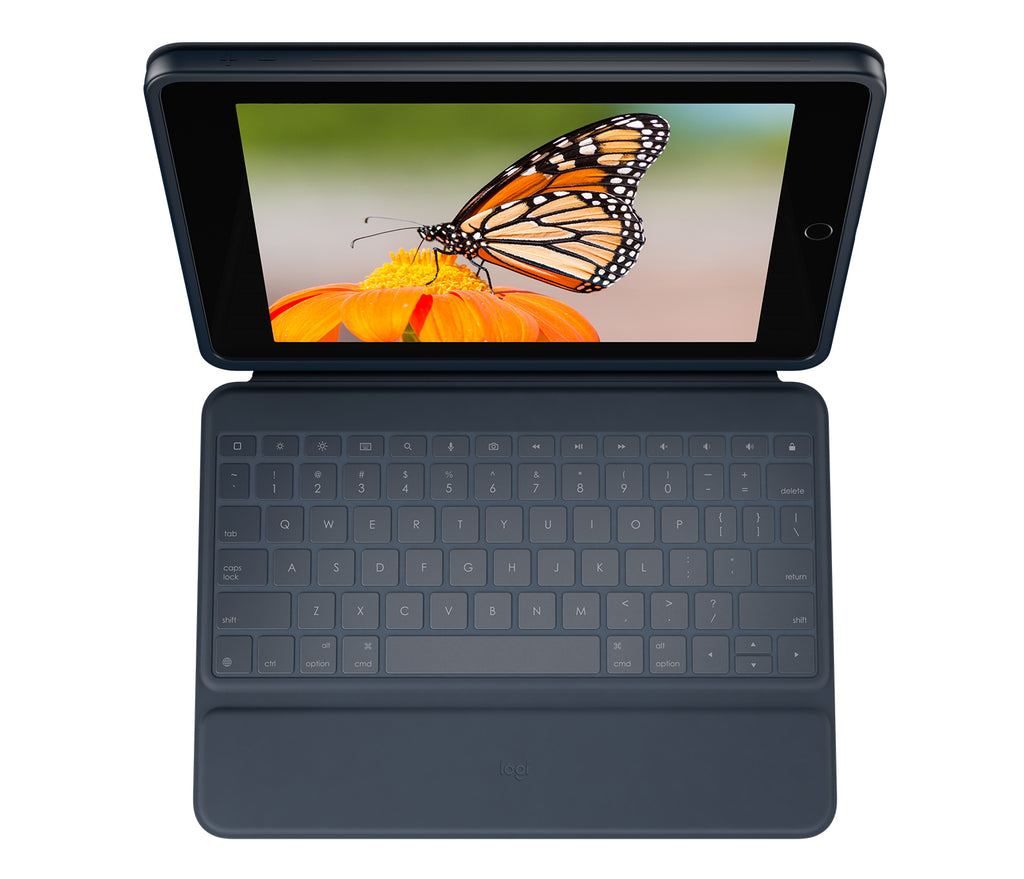 Logitech Rugged Combo 3 Clavier et Étui Folio pour iPad 10,2 pouces (7e, 8e, 9e génération)
