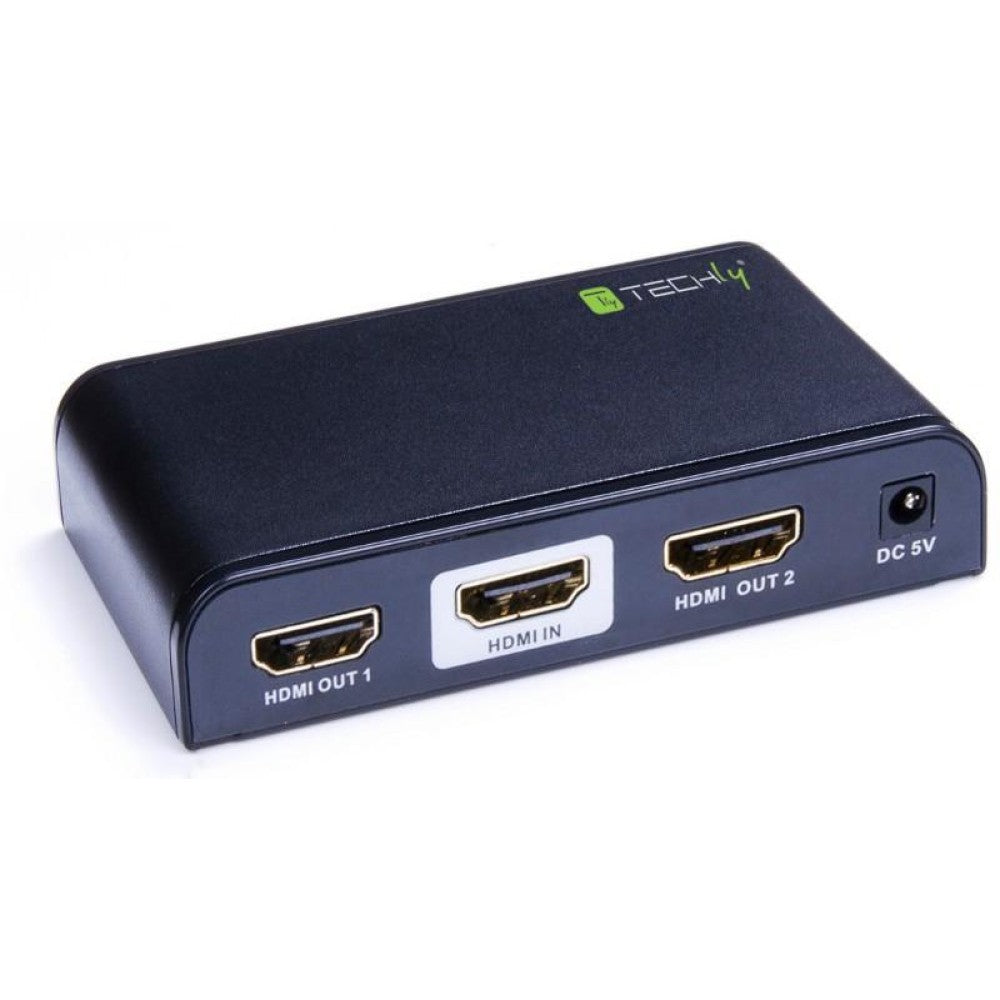 Techly IDATA HDMI2-4K2 répartiteur vidéo HDMI 2x HDMI