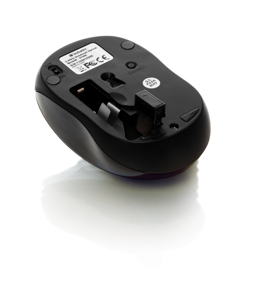 Verbatim Go Nano souris Bureau Ambidextre RF sans fil 1600 DPI