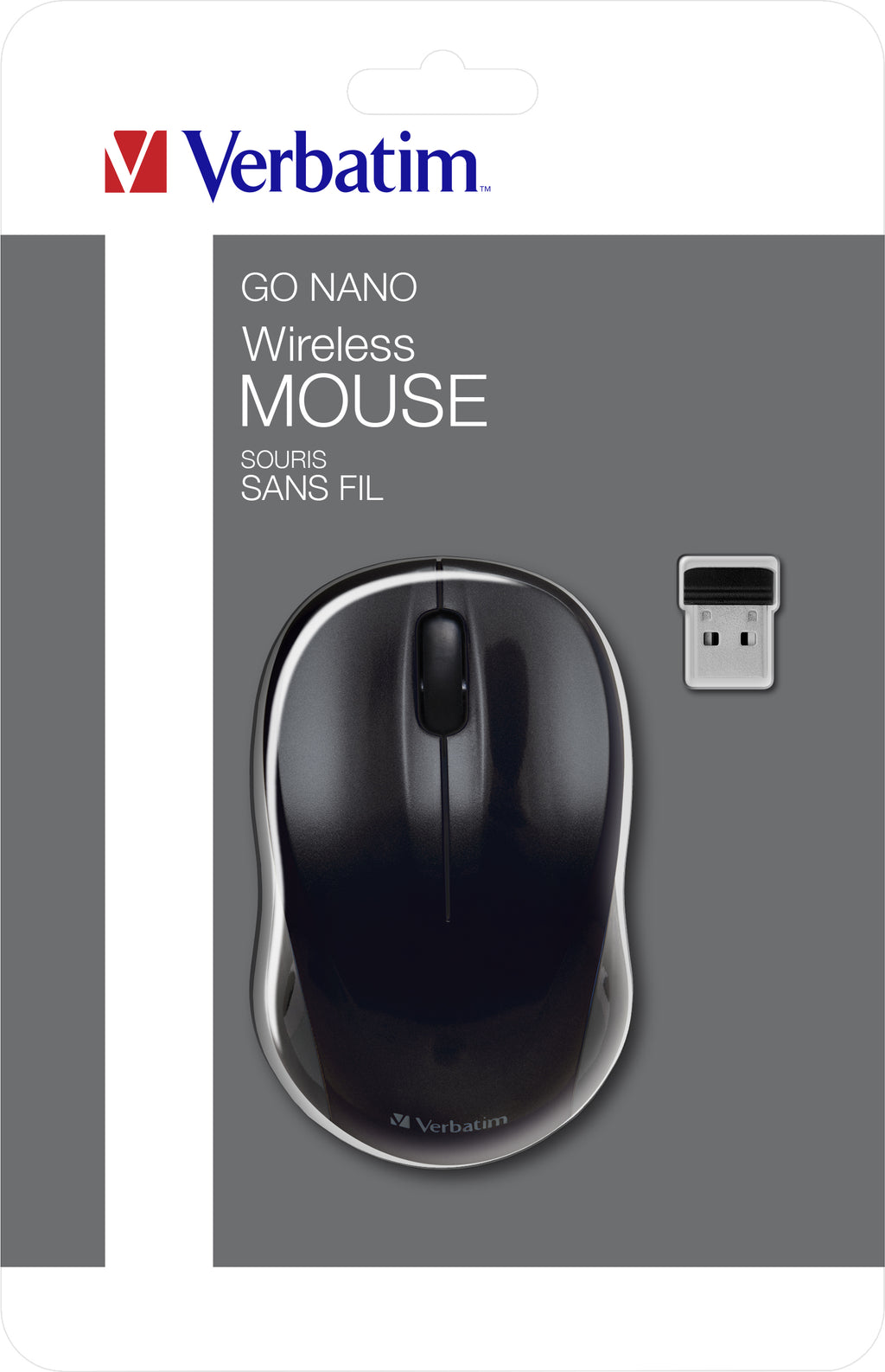 Verbatim Go Nano souris Bureau Ambidextre RF sans fil 1600 DPI
