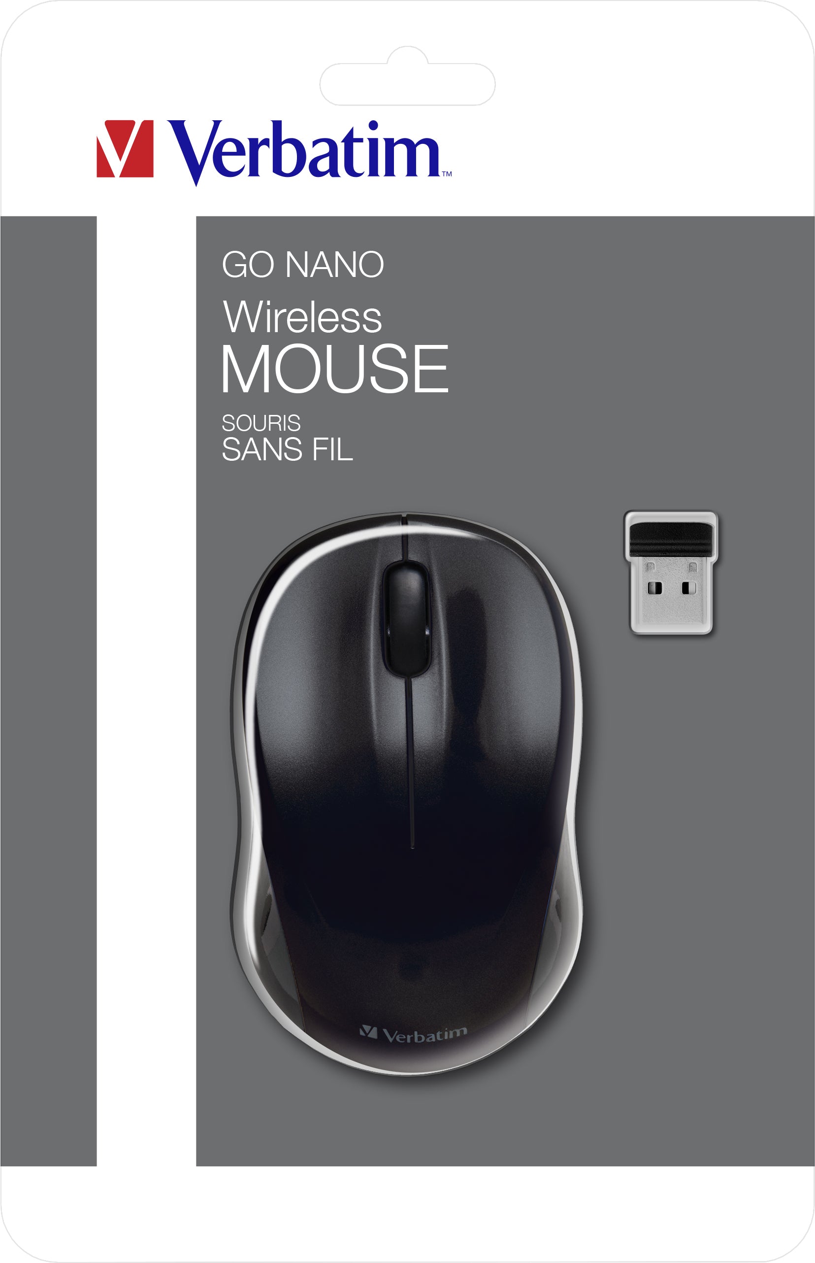 Verbatim Go Nano souris Bureau Ambidextre RF sans fil 1600 DPI