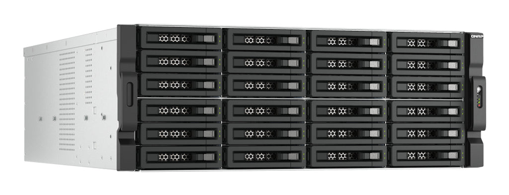 QNAP QNAP TL-R2400PES-RP Boîtier de disques de stockage Boîtier disque dur/SSD Noir, Gris 2.5/3.5"