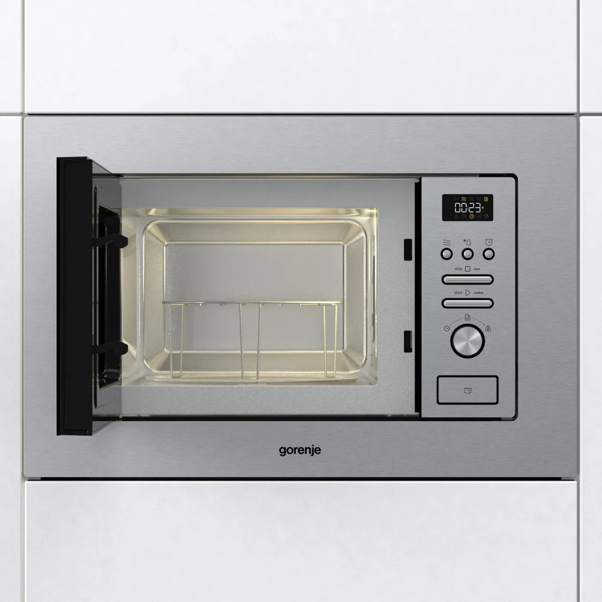 Gorenje BM201AG1X Acier inoxydable Micro-ondes grill Intégré 20 L 800 W - vue 2