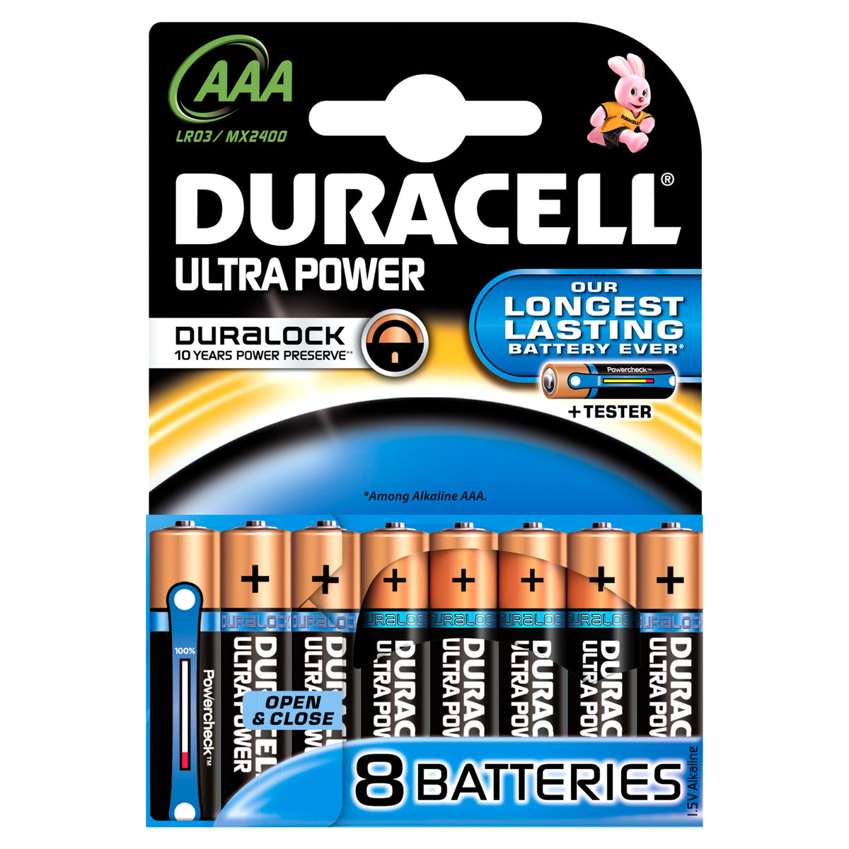 Duracell 8x LR03 AAA Batterie à usage unique Alcaline